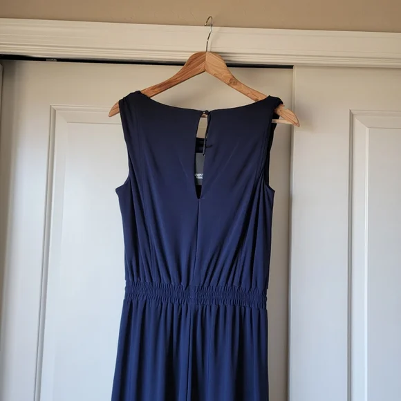 NWT Navy Blue Simply Vera Vera Wang jumpsuit size XS - Picture 2 of 4